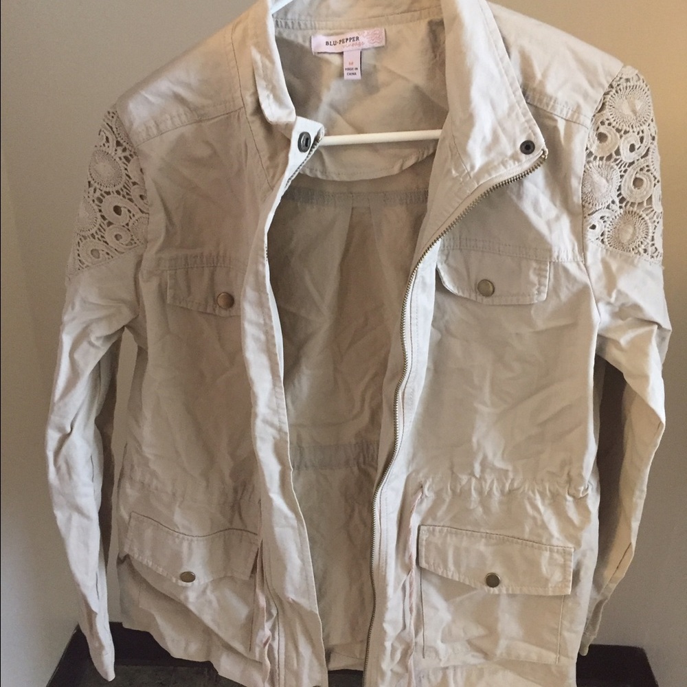 Light Kaki Fashion Jacket