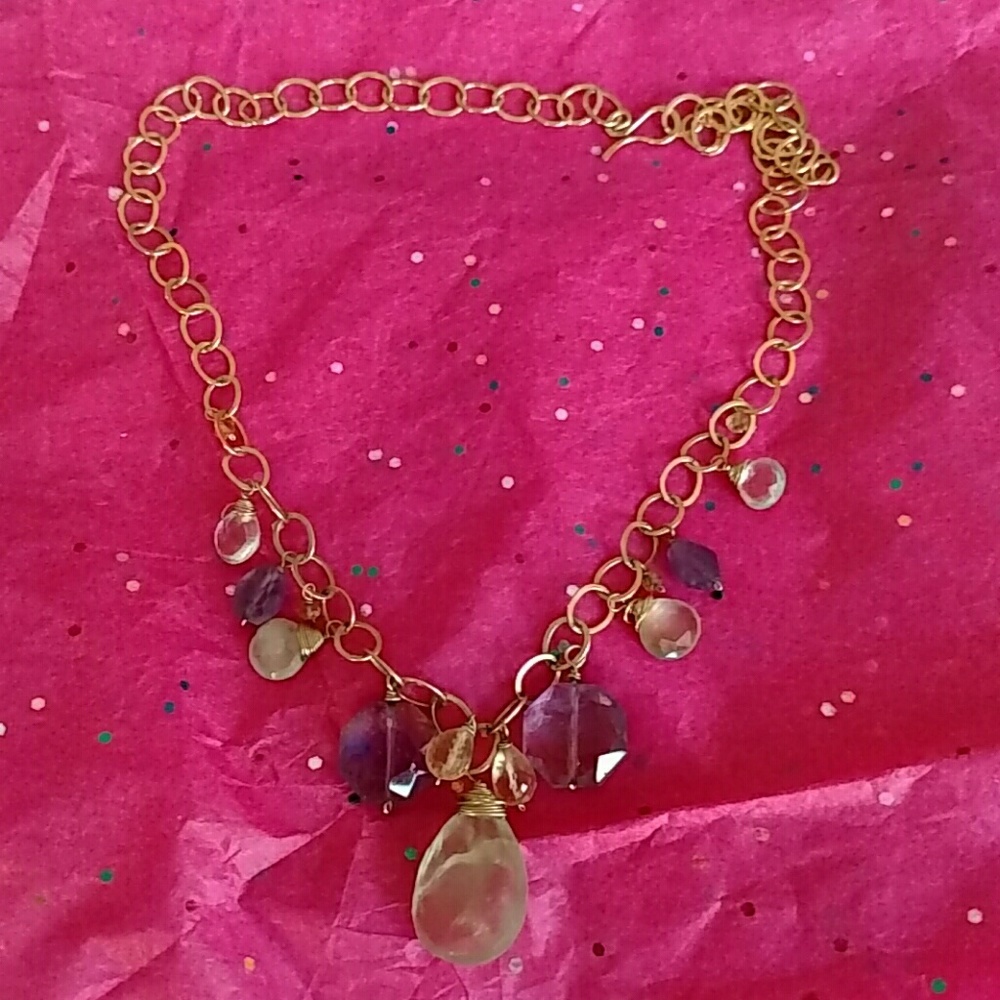 FUN Boho Gem  necklace  💎FINAL💎