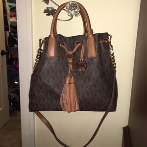 Never used Michael kors brown MK purse