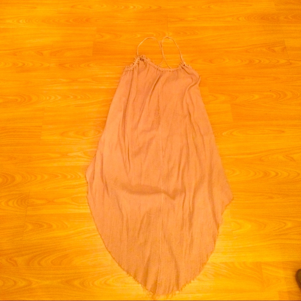 Bohemian pink dress