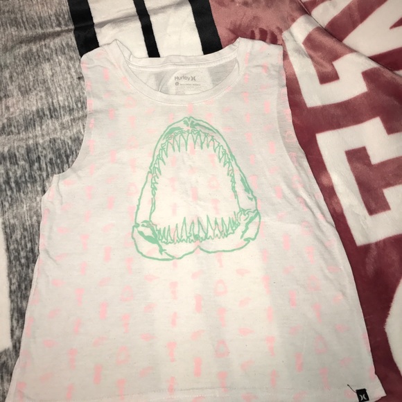 Hurley Tops - Hurley shark tropical summer tank