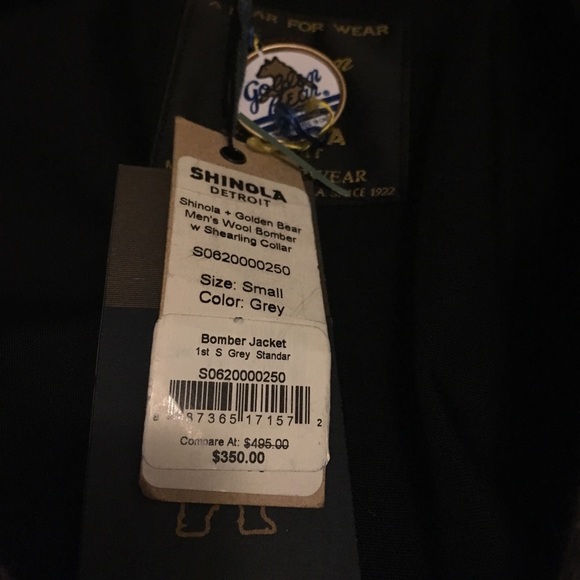 Shinola Detroit Bomber Jacket - Picture 2 of 3