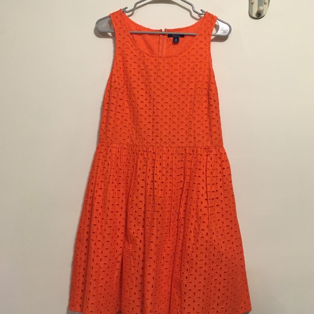 Dress with an overlay