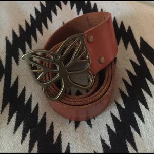 American Eagle Outfitters butterfly buckle & belt