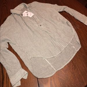 Free People Such Good Things Grey/Ivory Top