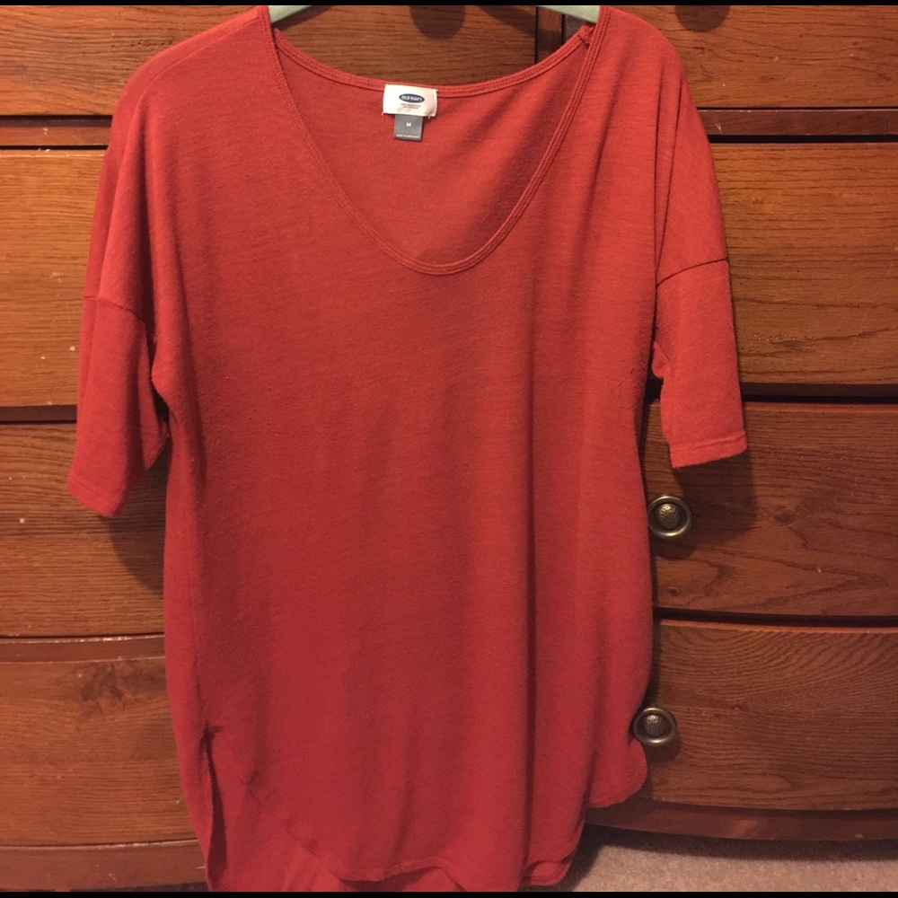 Burnt orange tunic
