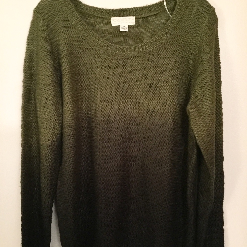 Ombré Sweater. Runs small for 2X