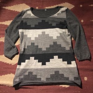 Anthropologie Aztec Sweater