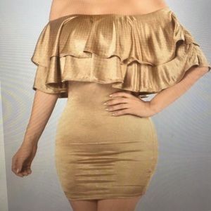 Gold dress