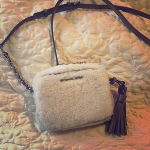 Michael Kors shearling, small crossbody
