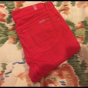 Pink jeans