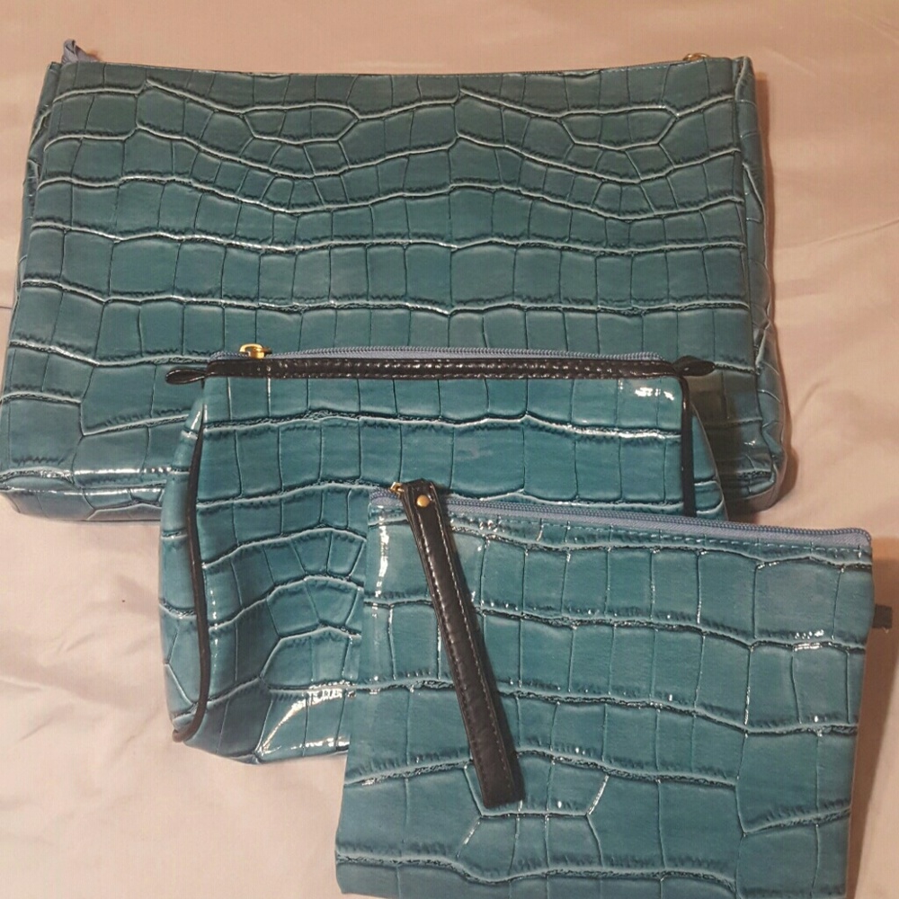 6 piece set Purse/travel bag/laptop bag