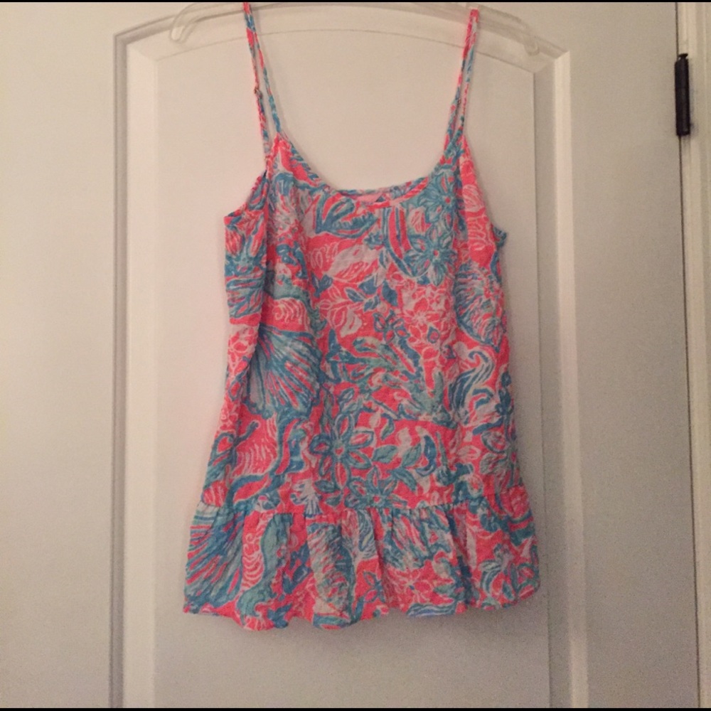 NWT Lilly Pulitzer peplum top