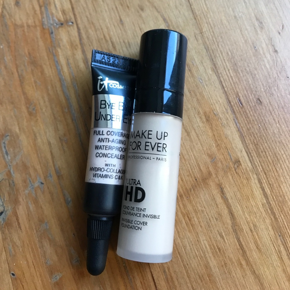 It under eye concealer .makeupforever foundation