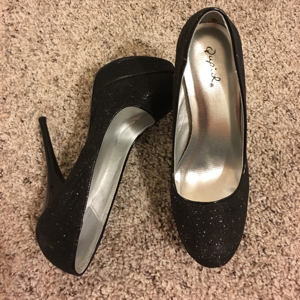 Flitter high heels