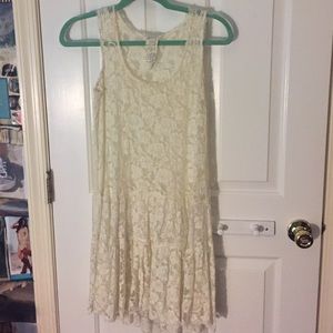 Free people lace overlay dress
