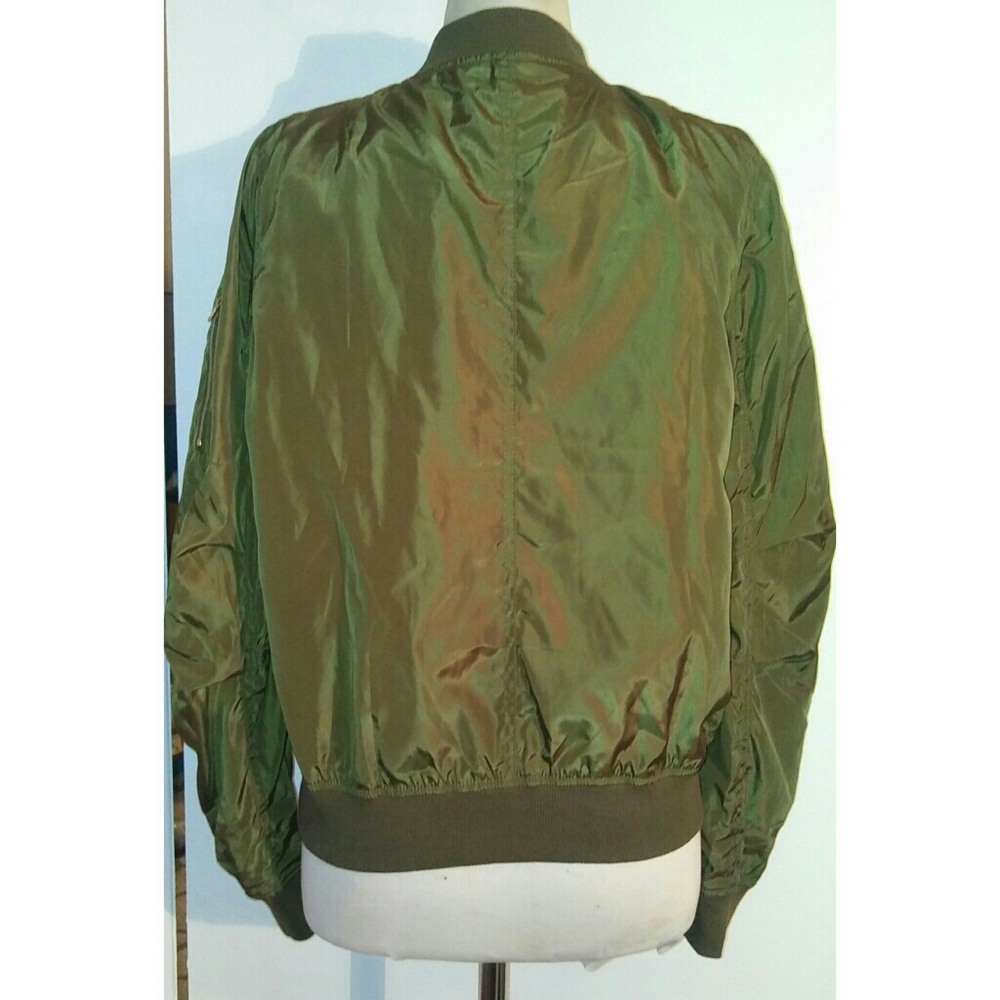 🔥Last Chance🔥Green Bomber Jacket - Picture 4 of 7