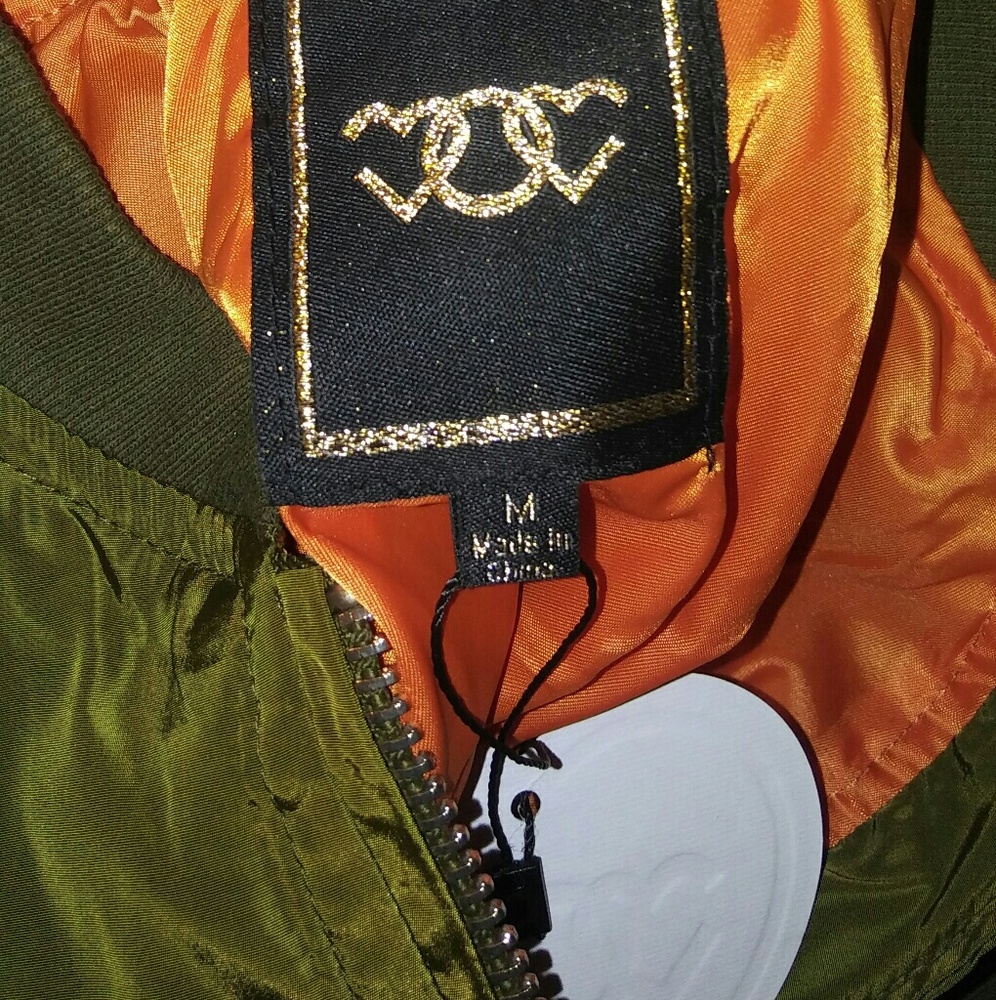 🔥Last Chance🔥Green Bomber Jacket - Picture 5 of 7