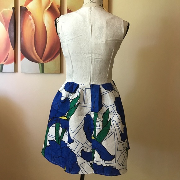 Geometric Fit & Flare Dress - Picture 6 of 7