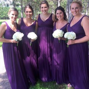 Plum Bridesmaid Dress