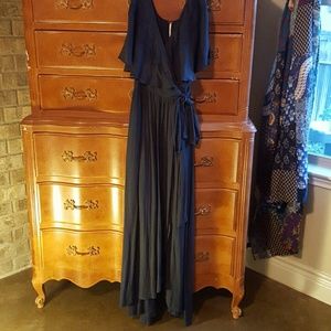 Free People wrap around dress