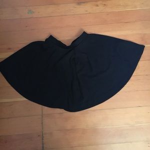 Cotton on-black skater skirt