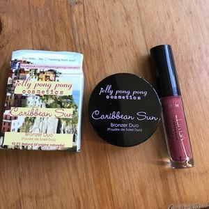 Bronzer and lipgloss