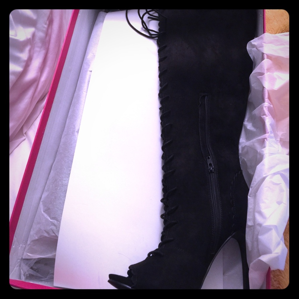 Laced up just fab boots