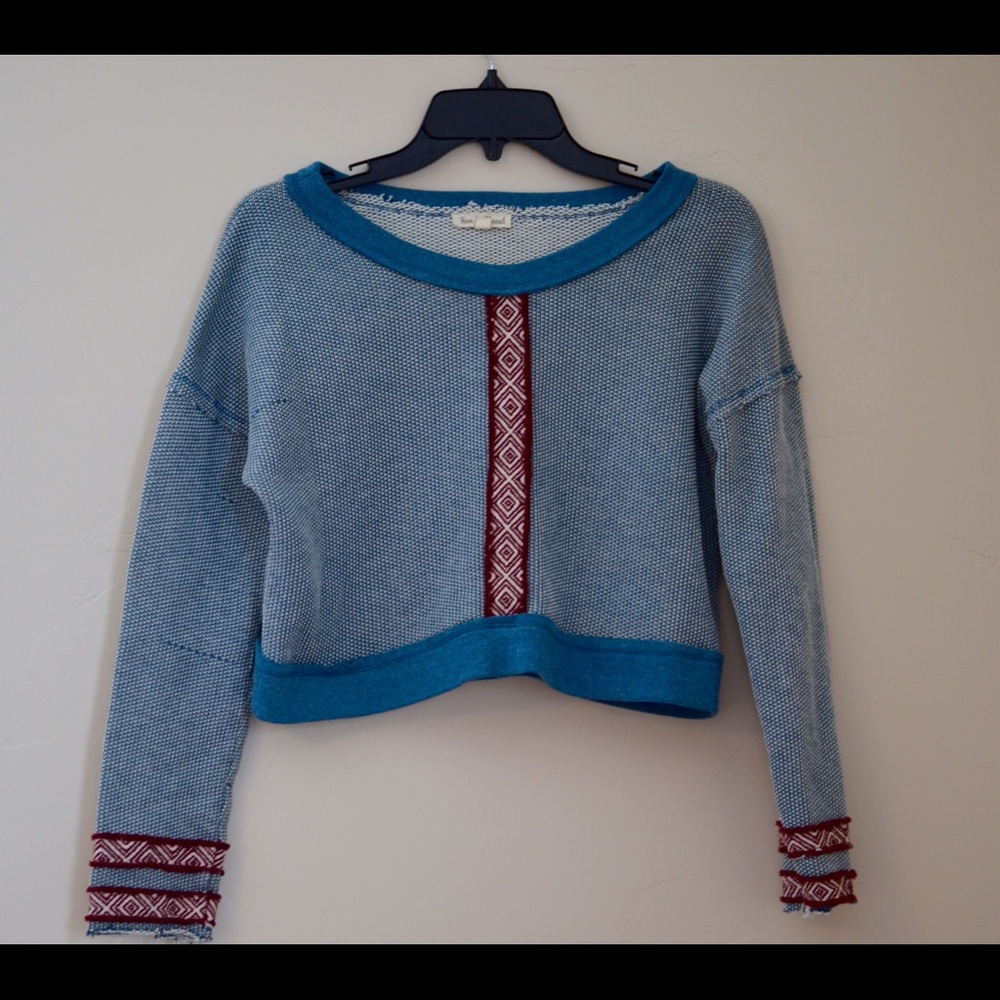 Anthropologie Crop Sweater