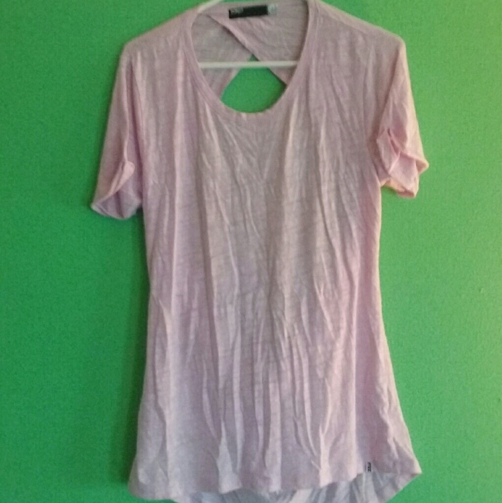 light pink fox tee