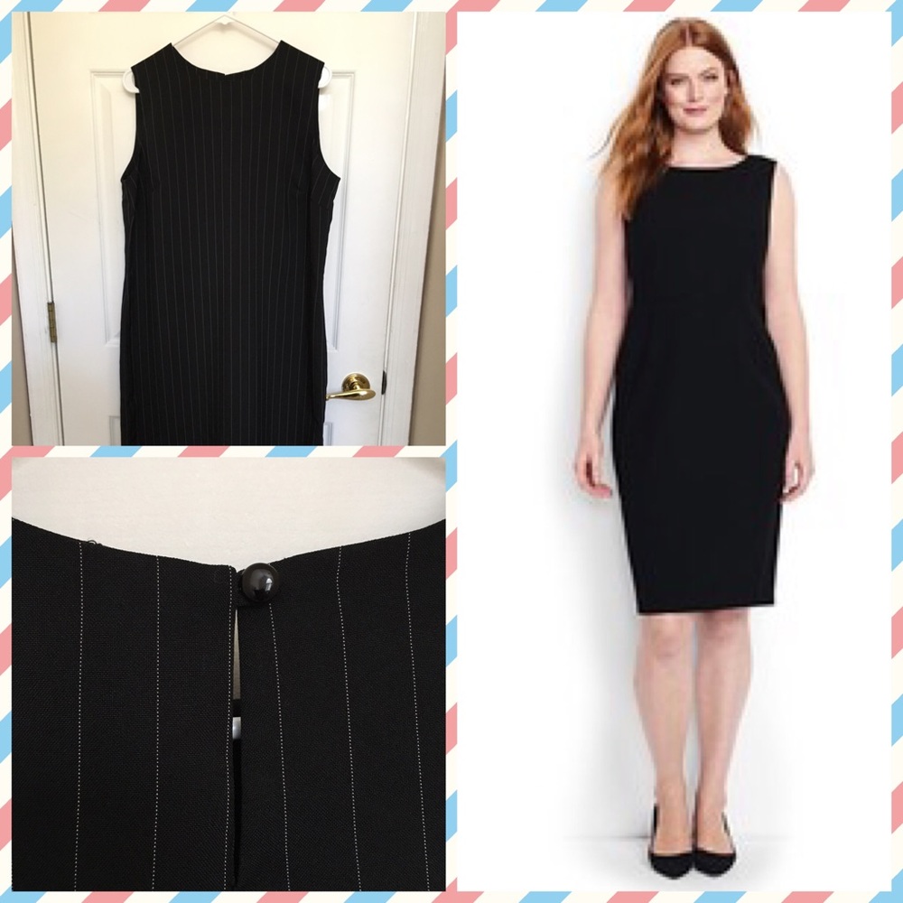 ❎Wearabouts black pinstripe dress
