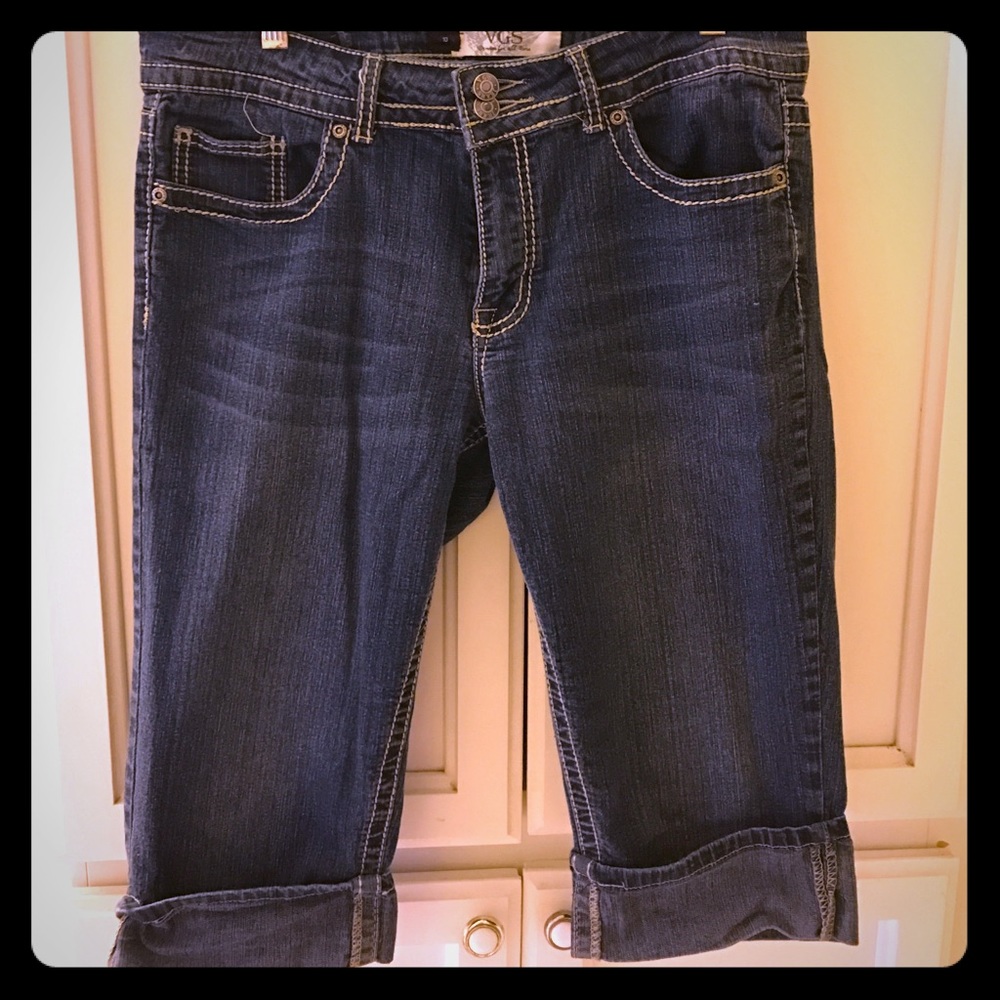 Denim capris