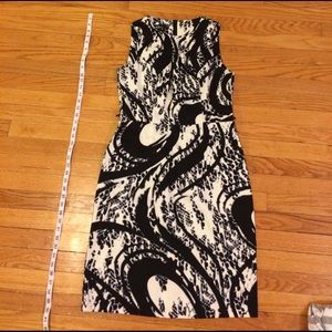 Black and White Sheath Dress