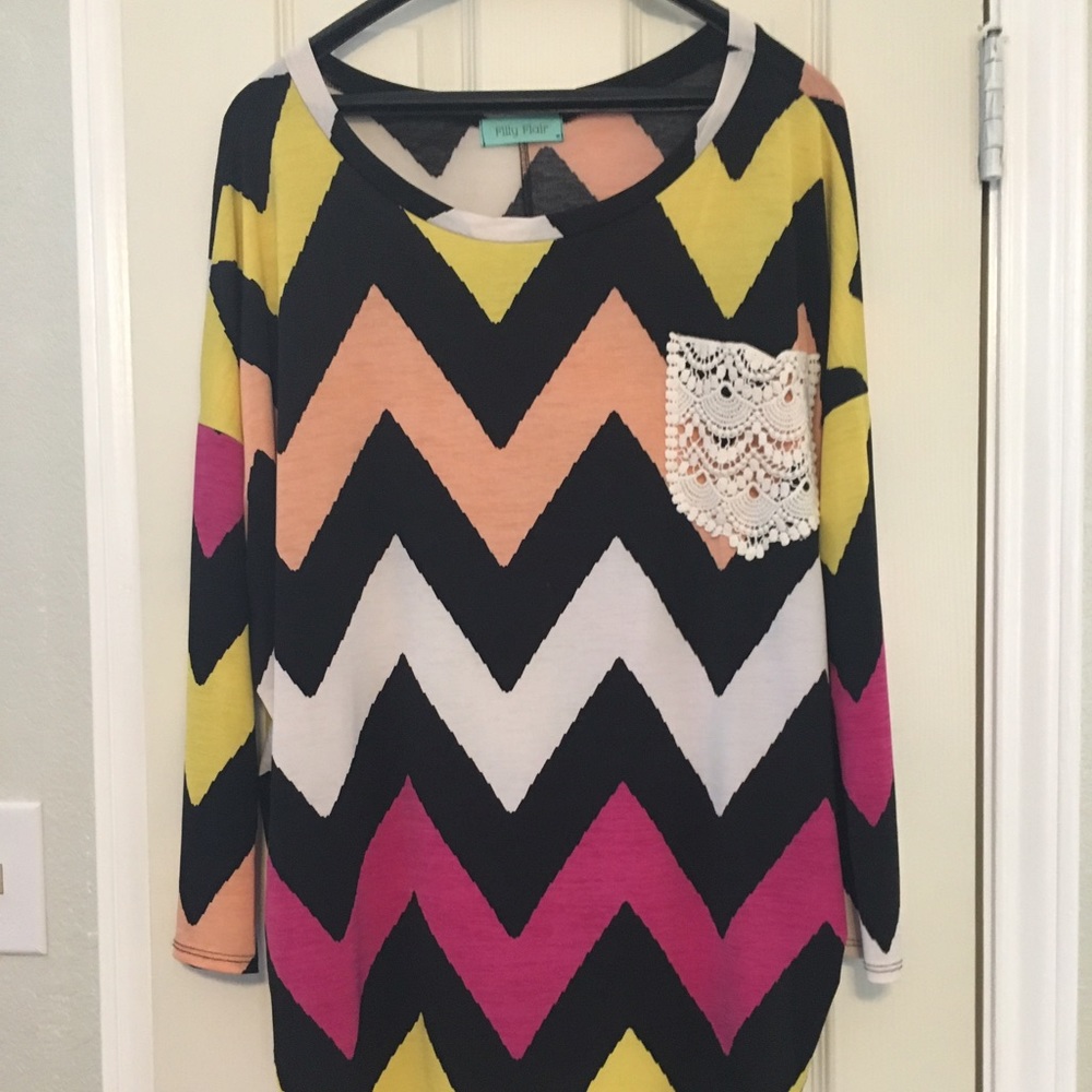 Chevron tunic