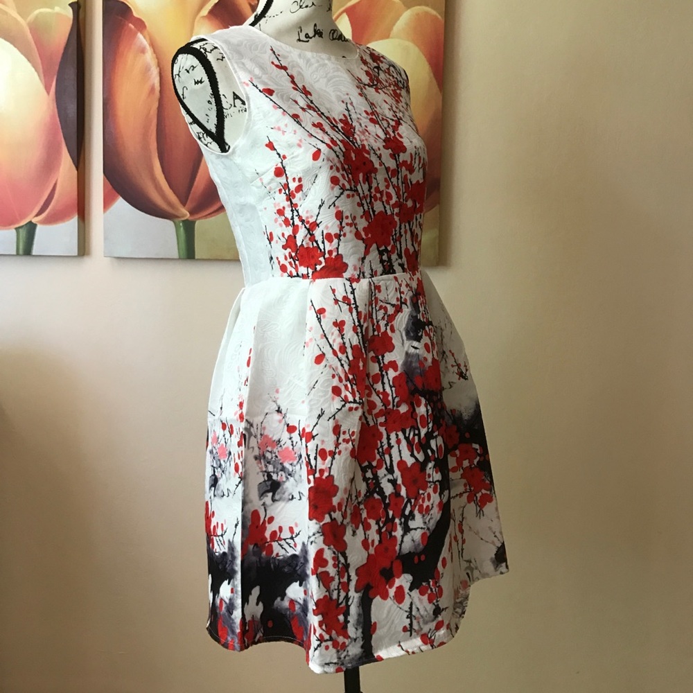 🔹LAST ONE🔹 Cherry Blossom Fit & Flare Dress - Picture 3 of 8