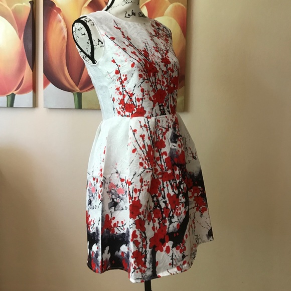 🔹LAST ONE🔹 Cherry Blossom Fit & Flare Dress - Picture 3 of 8