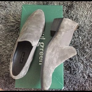 Paul Green grey suede boots, size 8,5