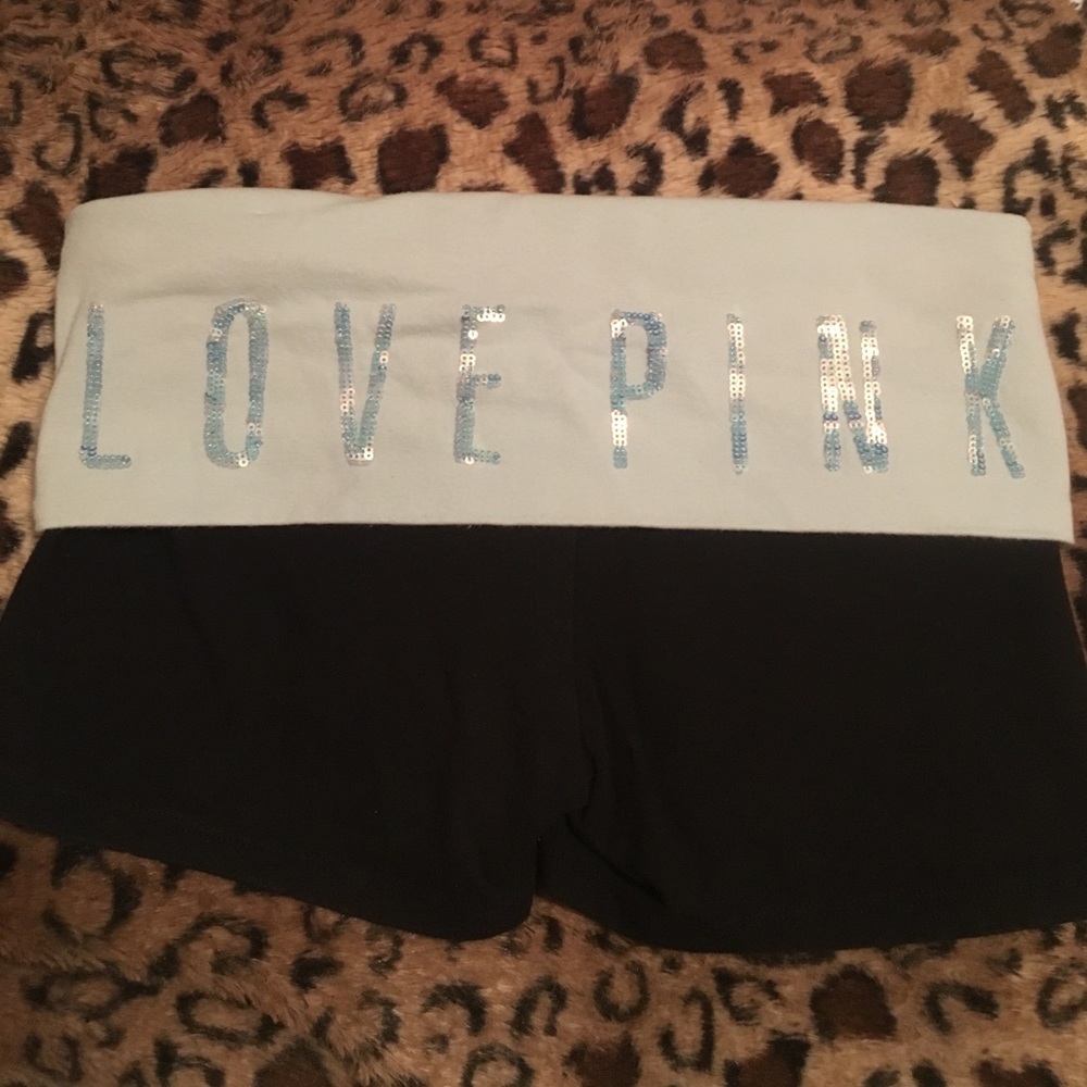 PINK yoga shorts