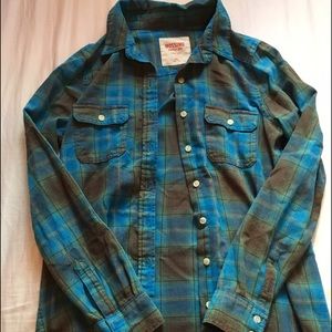 Blue/Green Mossimo Supply Co. flannel