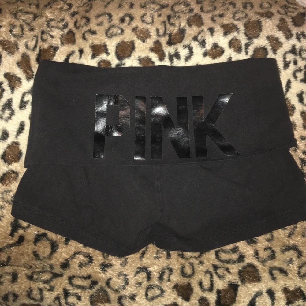 PINK yoga shorts