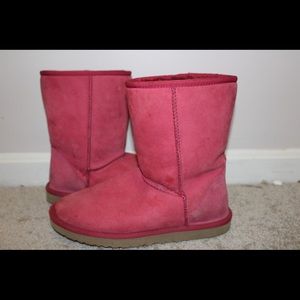 Pink ugg boots