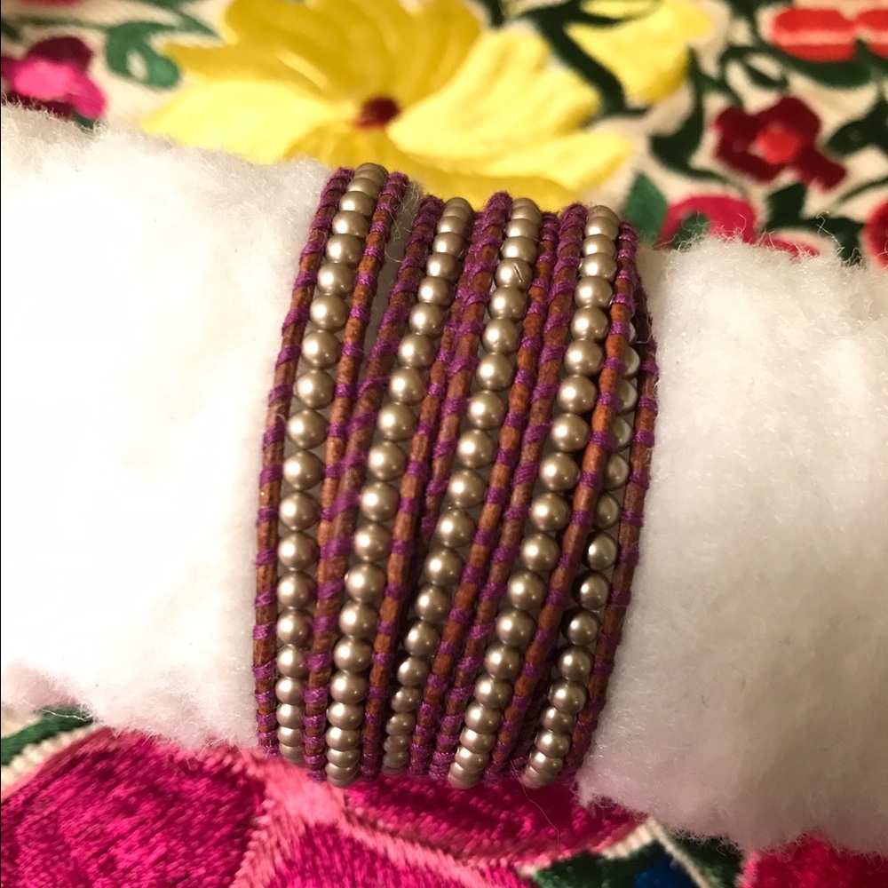 LOWEST PRICE Purple Pearl Chan Luu Wrap Bracelet💜