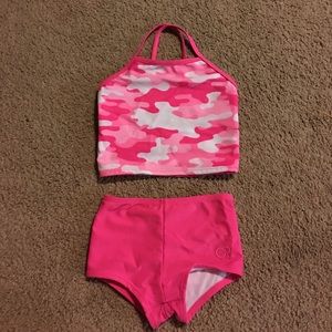 Super cute pink camo tankini