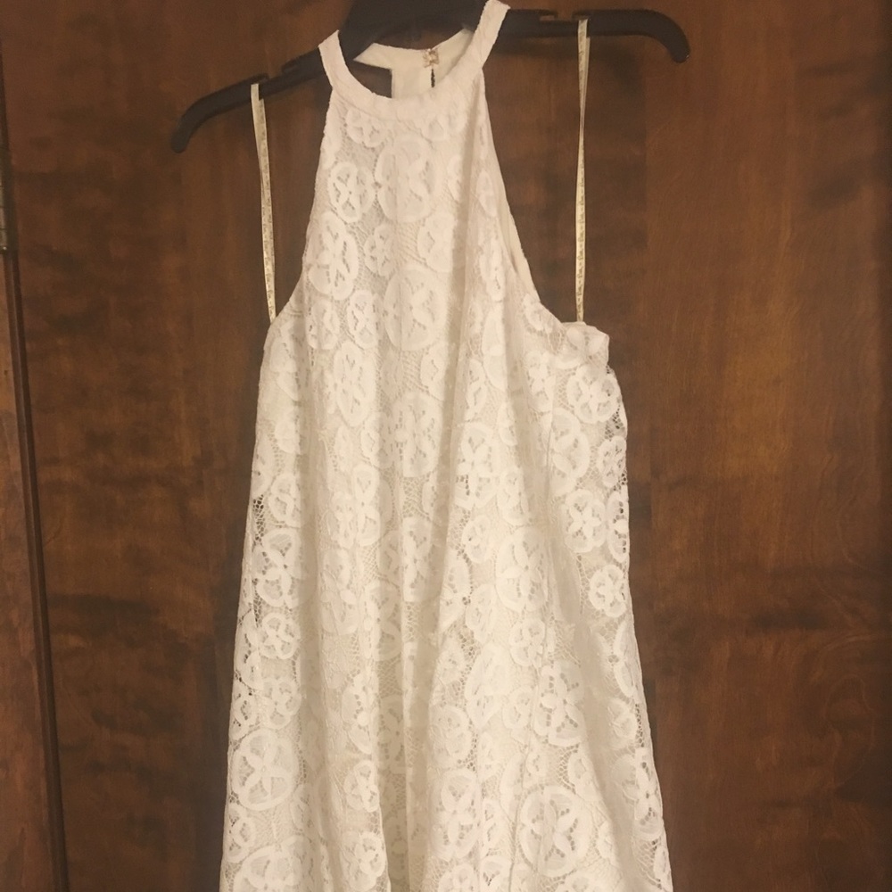 White Quinn sand dollar Lilly Pulitzer dress