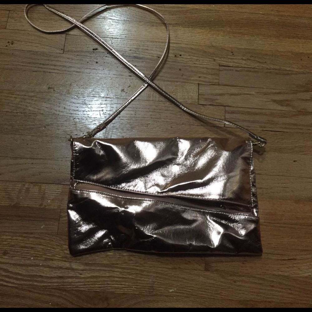Gold shiny bag