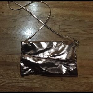 Gold shiny bag
