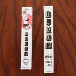Buxom lipgloss and lipstick