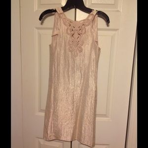 Classy Pearl Pink Cocktail Dress