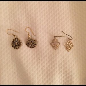 Two pairs of earrings