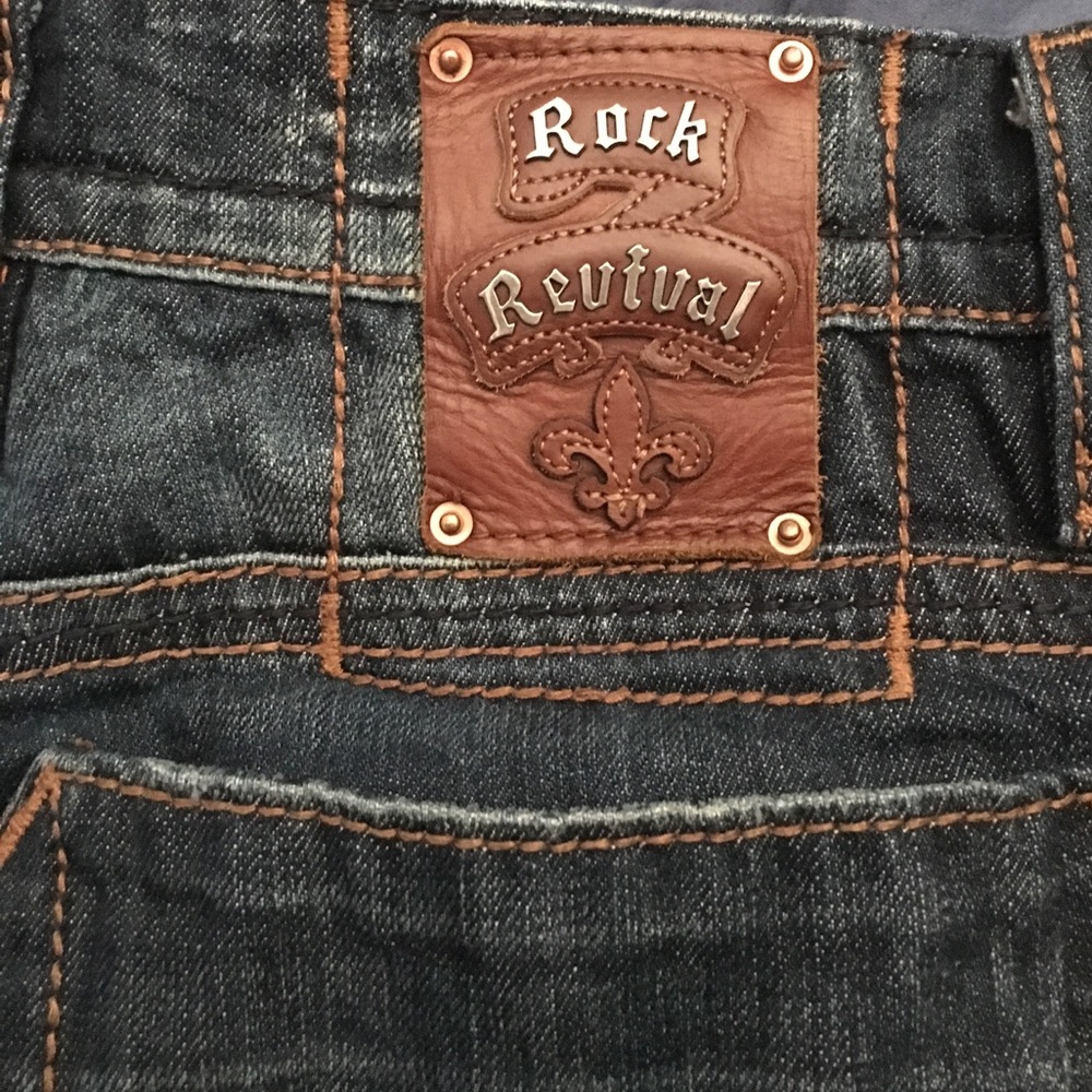 Men's Rock revival jeans